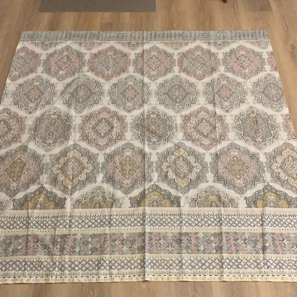 World market shower curtain